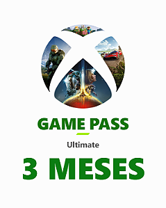 Xbox Game Pass Ultimate - 3 Mêses Código de Resgate Digital
