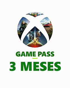 Xbox Game Pass - 3 mêses