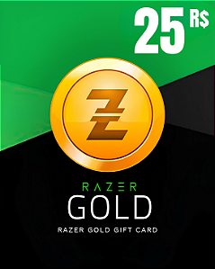 Gift Card Razer Gold - Código de Resgate R$25