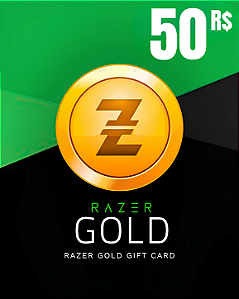 Gift Card Razer Gold - Código de Resgate R$50