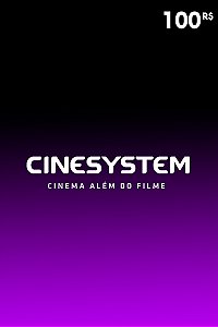 Gift Card Cinesystem - Código de Resgate R$100