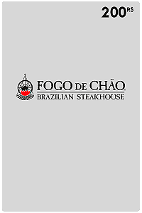 Gift Card Fogo de Chão - Código de Resgate R$200