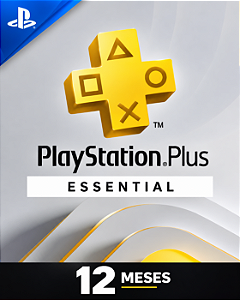 Playstation Plus Essential 12 Meses Assinatura Brasileiro
