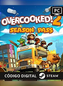 Overcooked! 2 + Season Pass Steam Código de Resgate digital
