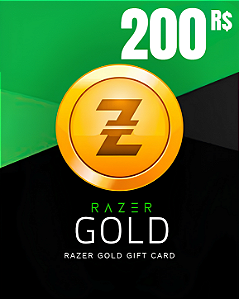Gift Card Razer Gold - Código de Resgate R$200