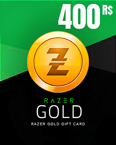 Gift Card Razer Gold - Código de Resgate R$400