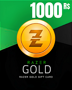 Gift Card Razer Gold - Código de Resgate R$1000