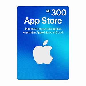 Gift Card App Store 300 Reais - Código Digital