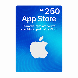 Gift Card App Store 250 Reais - Código Digital