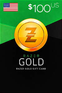Gift Card Razer Gold - Código de Resgate $100 Dólares
