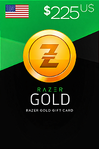 Gift Card Razer Gold - Código de Resgate $225 Dólares