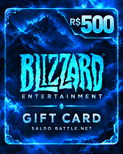 Cartão Blizzard R$500 Código de Resgate Digital