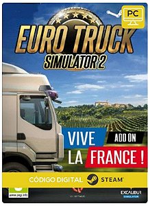 Euro Truck Simulator 2 Vive la France DLC Steam Pc Código De Resgate Digital