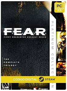 F.E.A.R. Platinum Edition PC Steam cdkey Código De Resgate Digital
