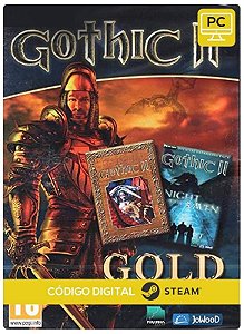 Gothic II: Gold  Edition Steam  CD Key Pc Steam Código De Resgate Digital