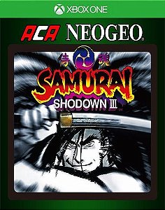 ACA NEOGEO SAMURAI SHODOWN III 3 Xbox One Código 25 Dígitos