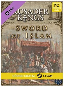 Crusader Kings II - Sword of Islam DLC PC cd-key Steam Código de Resgate digital