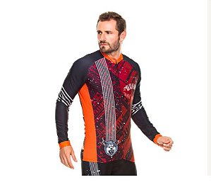 Camisa Masculina Manga Longa Wolf