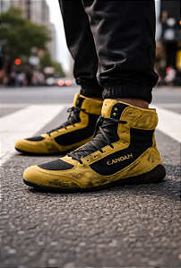 Bota de Treino Amarelo com Preto