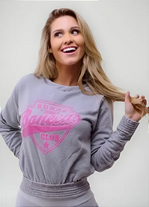 Blusa Moletom Bonecas Mescla