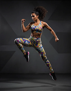 Legging Caveira Amarela