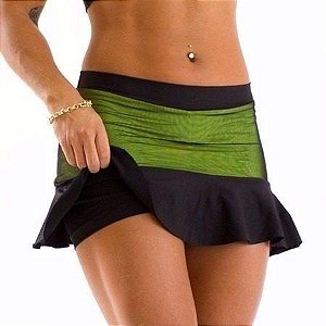 Short Saia 3D Verde