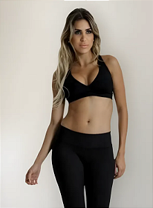 Top Básico Nadador Preto