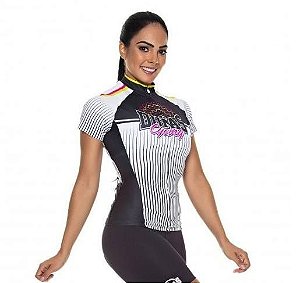 Camisa Feminina Manga Curta Tricolor