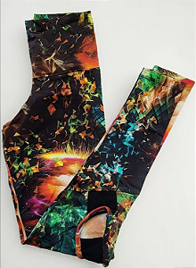 Calça Legging Vazada Colors