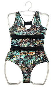 Body Verde Estampado