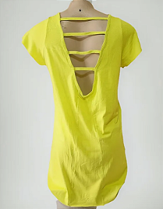 Blusa Mullet Tiras Amarela