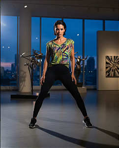 Blusa Bamboo Estampada