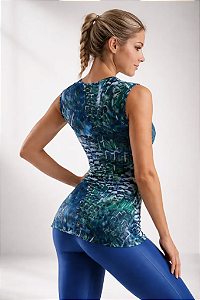 Blusa Comprida Estampada