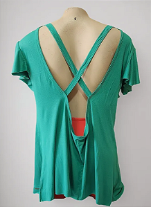Blusa Cruzada Verde