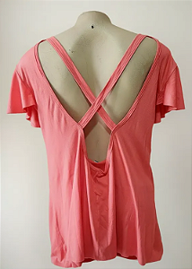Blusa Cruzada Salmão