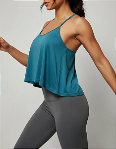 Blusa Cropped Verde Escuro