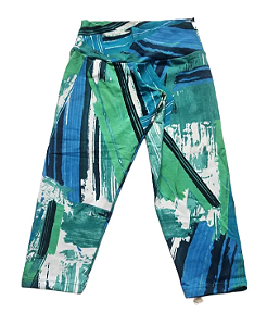 Calça Corsário Colors Verde (COM AVARIA)
