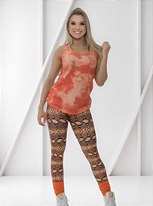 Legging Cobra Coral