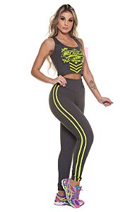 Legging Mescla Escura