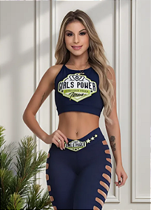Blusa Power Azul Marinho