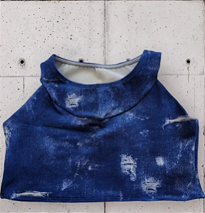 Top Nadador Jeans Azul