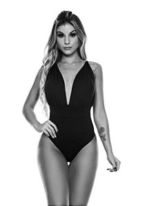 Body Decote Preto (PEQUENA AVARIA)