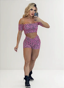 SHORTS SUNSET ONCINHA