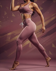 CALÇA LEGGING EMPINA BUMBUM ROSÊ