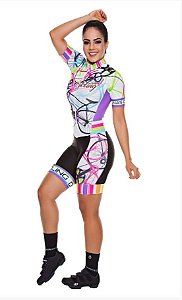 Macaquinho Feminino Manga Curta Cycling