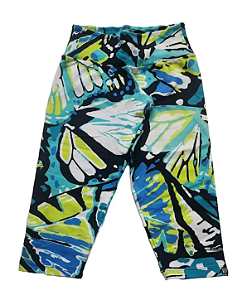 Calça Corsário Preta Paint (COM AVARIA)