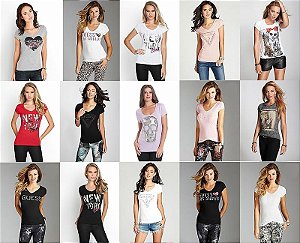 Camisetas Femininas Guess