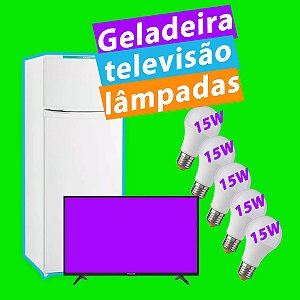 900Wp - Para Geladeira, TV e Lâmpadas - 110V