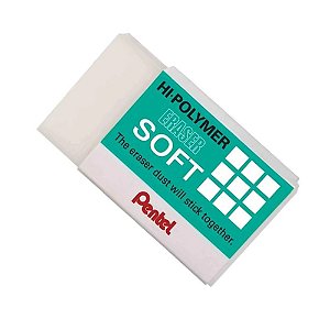 Borracha Pentel Hi-Polymer Eraser Soft ZES-08