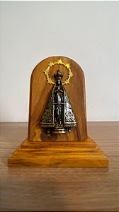 Adorno N. Sra. Aparecida com coroa dourada